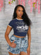 Vintage Auto Crop Top